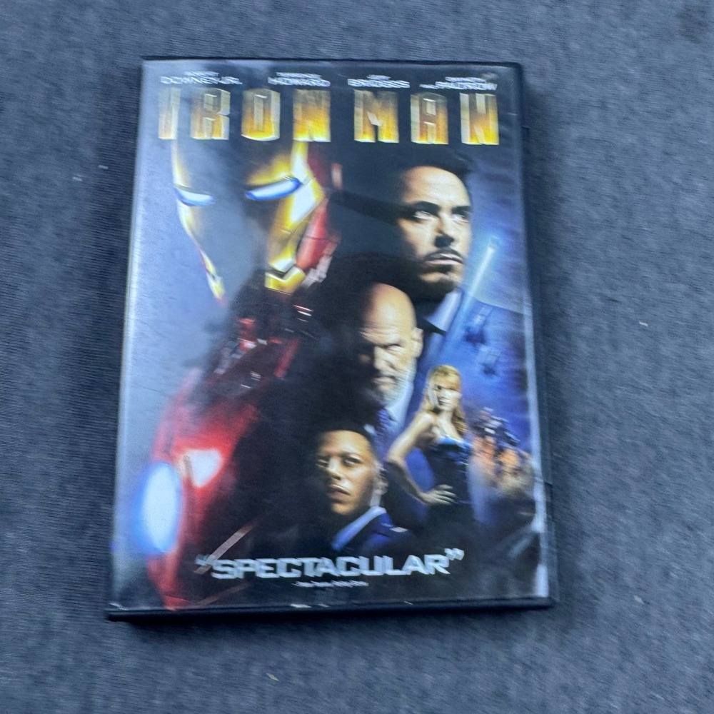 Iron‎ Man Marvel DVD Movie Film Robert Downey Jr. Action Sci Fi